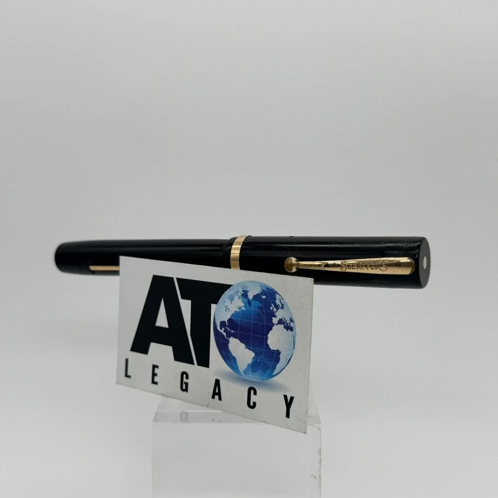 Sheaffer Lifetime Balance Fountain Pen Black Gold 14K Nib Serialized 304672